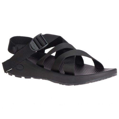 Banded Z Cloud-sandals Chacos Solide Noir Chaud