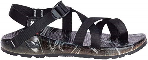 Ascend Black Print Chacos Men's Z2 Cloud Chaud