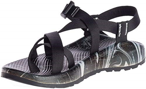 Ascend Black Print Chacos Men's Z2 Cloud Chaud
