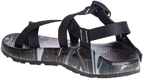 Ascend Black Print Chacos Men's Z2 Cloud Chaud
