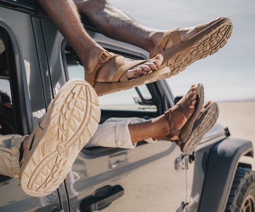 Bone Brown Chacos Hommes Banded Z/Cloud Hot