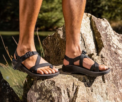 Chacos Noir Hommes Mega Z/cloud Hot