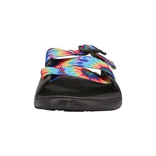 Chacos Dark Tie Dye Hommes Chillos Slide Sandale Chaud