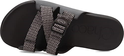 Chacos Fret Noir Chillos Slide Sandale Pour Hommes Chaud