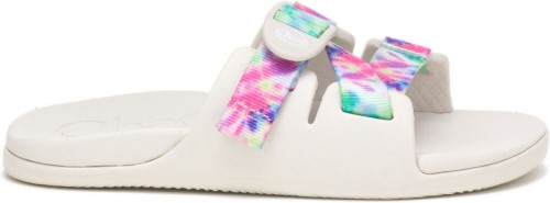 Chacos Light Tie Dye Big Kid's Chillos Slide Hot