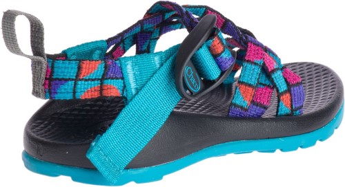 Chacos Sandale Ecotread Zx/1 Pour Petit Enfant Break Bleu Sarcelle Chaud
