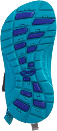 Chacos Sandale Ecotread Zx/1 Pour Petit Enfant Break Bleu Sarcelle Chaud