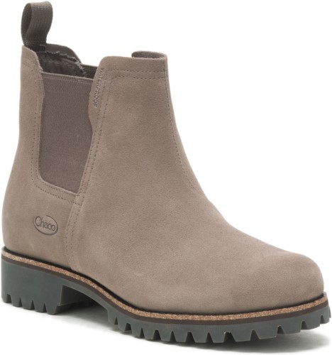 Chacos Morel Marron Suède Femmes Champs Chelsea Imperméable à L'eau Chaud