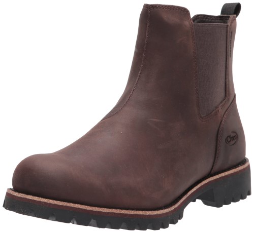 Marron Foncé Chacos Bottes Chelsea Imperméables Pour Hommes
