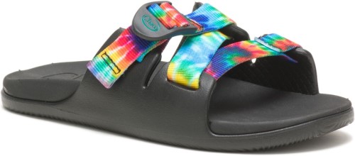 Noir Tie Dye Grand Enfant Z/1 Ecotread Sandale Chacos Chaud