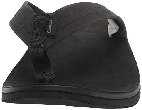 Tongs Classiques En Cuir Pour Hommes Noir Chacos Hot