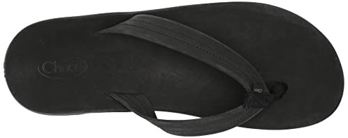 Tongs Classiques En Cuir Pour Hommes Noir Chacos Hot