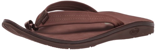 Tongs Classiques En Cuir Pour Hommes Marron Foncé Chacos Hot