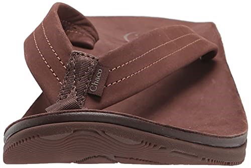 Tongs Classiques En Cuir Pour Hommes Marron Foncé Chacos Hot
