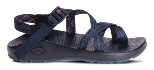 Gradins Bleu Marine Chacos Hommes Z/1 Classique Large Largeur Chaud