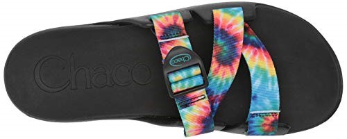 Chillos Pour Femmes Slidechillos Slide Sandale Dark Tie Dye Chacos Hot