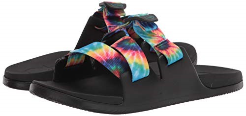 Chillos Pour Femmes Slidechillos Slide Sandale Dark Tie Dye Chacos Hot