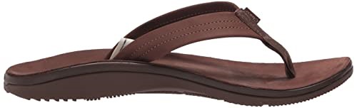 Tongs Classiques En Cuir Pour Femmes Chacos Hot Marron Foncé